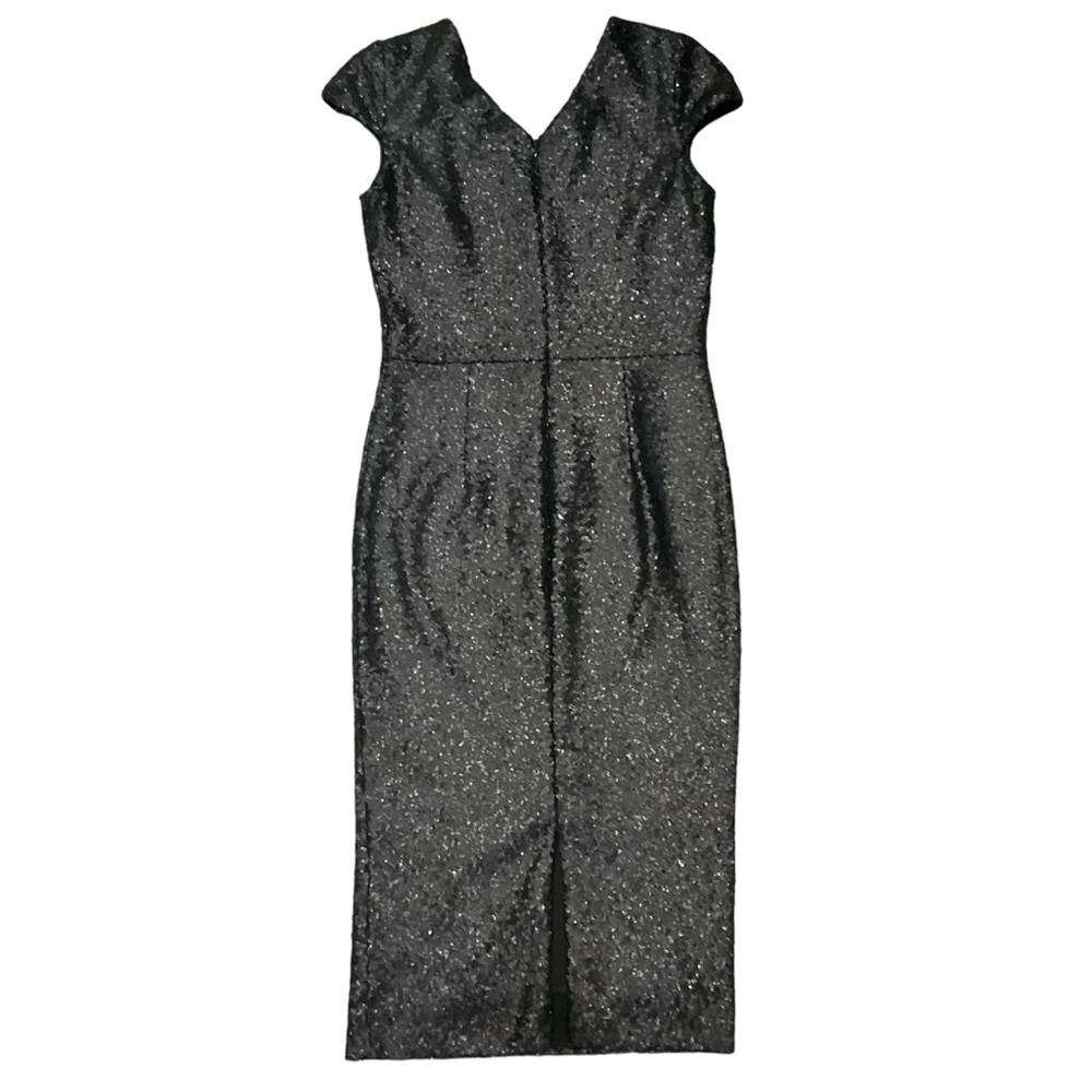 Dress the Population Women’s Allison Midi Sheath Dress Plunging V-neck S… - Picture 4 of 16
